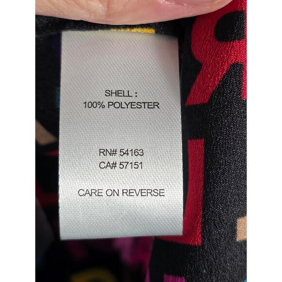 Karl Lagerfeld women's logo blouse in plus size 1X NWT - Picture 5 of 5